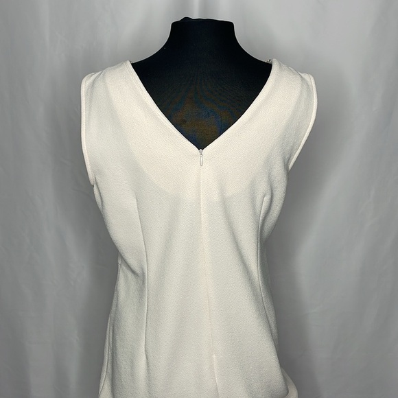 Maya Brooke Pearl Lace Cream Dress Set | Size 16 - Picture 14 of 16